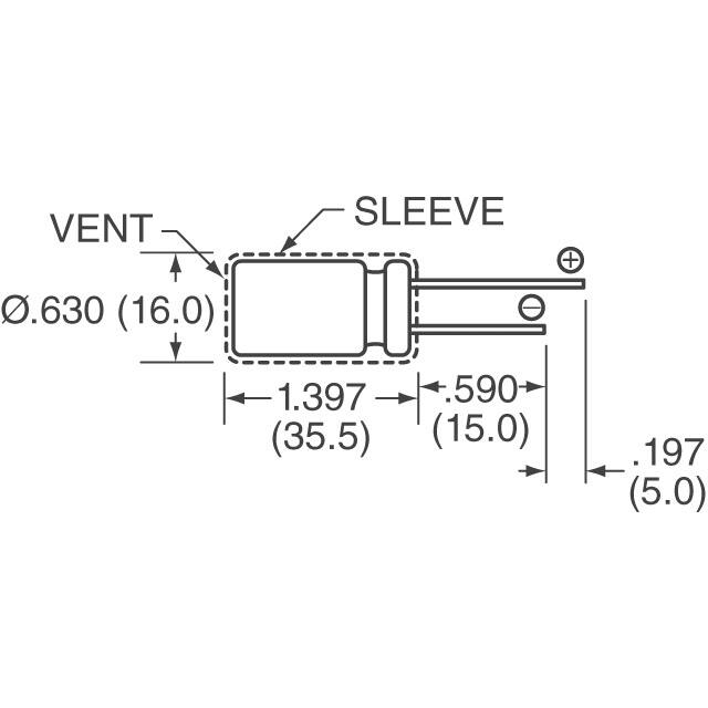 RFS-50V471MJ8#5 Elna America  Aluminium-Elektrolytkondensatoren